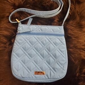 Vera Bradley Light Blue Quilted Crossbody Bag